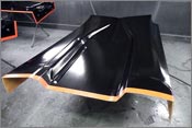 Full Carbon Fiber Hood Mould Top View