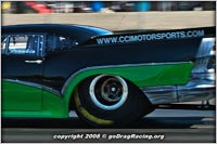 The Buick At Speed Heading Down The Quarter mile At Atco Raceway