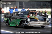 The Pro Modified CCI Motorsports 1957 Buick Special On A Winning Pass At The Shakedown At E Town 2008