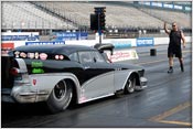 Chris Russo Lining Up The Buick At Maple Grove