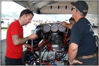 Jon Salemi of Darren Mayer Performance Superchargers puts the winning tune into the Buick Pro Mod