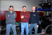 Jim, Frank and Doug, At Precision Chassis After Finishing The Pour In Seat