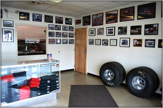 Entering the sparkling showroom of Precision Chassis