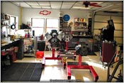 Frank Patille's CCI Motorsports workplace