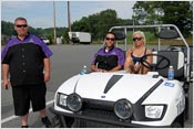 Todd Blades, Chris Patille and Victoria Wait In The Lanes At Maple Grove