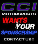 CCIMotorsports.com Is Actively Seeking Sponsorship For Our Racing Involvement